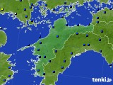 2019年01月12日の愛媛県のアメダス(日照時間)