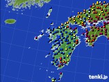 2019年01月13日の九州地方のアメダス(日照時間)