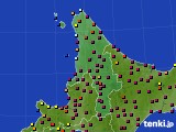 道北のアメダス実況(日照時間)(2019年01月14日)