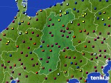 長野県のアメダス実況(日照時間)(2019年01月14日)