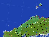 島根県のアメダス実況(日照時間)(2019年01月14日)