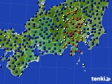 2019年01月15日の東海地方のアメダス(日照時間)