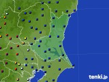 茨城県のアメダス実況(日照時間)(2019年01月15日)