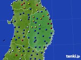 2019年01月15日の岩手県のアメダス(日照時間)