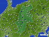 2019年01月16日の長野県のアメダス(風向・風速)