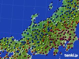 2019年01月17日の北陸地方のアメダス(日照時間)