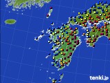 2019年01月17日の九州地方のアメダス(日照時間)