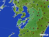 熊本県のアメダス実況(日照時間)(2019年01月17日)