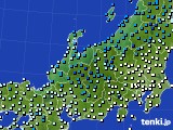 2019年01月17日の北陸地方のアメダス(気温)