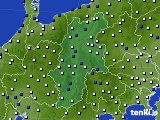 2019年01月17日の長野県のアメダス(風向・風速)