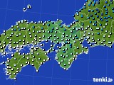 2019年01月18日の近畿地方のアメダス(気温)