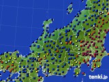 2019年01月20日の北陸地方のアメダス(日照時間)