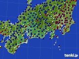 東海地方のアメダス実況(日照時間)(2019年01月20日)