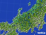 2019年01月20日の北陸地方のアメダス(気温)