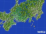 東海地方のアメダス実況(気温)(2019年01月20日)