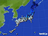 アメダス実況(気温)(2019年01月21日)