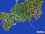 東海地方のアメダス実況(日照時間)(2019年01月23日)