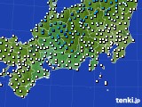 2019年01月23日の東海地方のアメダス(気温)