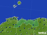 鳥取県のアメダス実況(日照時間)(2019年01月24日)