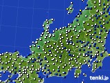 2019年01月24日の北陸地方のアメダス(風向・風速)