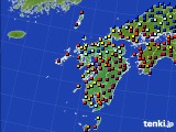 2019年01月25日の九州地方のアメダス(日照時間)