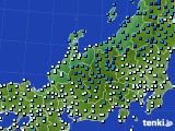 2019年01月25日の北陸地方のアメダス(気温)