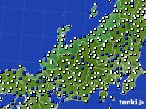 北陸地方のアメダス実況(風向・風速)(2019年01月26日)