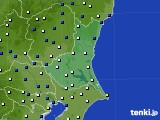 茨城県のアメダス実況(風向・風速)(2019年01月26日)