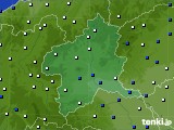 群馬県のアメダス実況(風向・風速)(2019年01月26日)