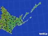 道東のアメダス実況(積雪深)(2019年01月27日)