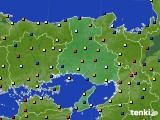 兵庫県のアメダス実況(日照時間)(2019年01月27日)