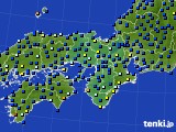 近畿地方のアメダス実況(日照時間)(2019年01月28日)