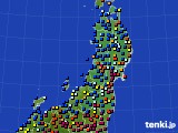 2019年01月29日の東北地方のアメダス(日照時間)