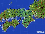 近畿地方のアメダス実況(日照時間)(2019年01月29日)