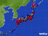 アメダス実況(日照時間)(2019年01月29日)