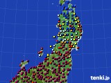 東北地方のアメダス実況(日照時間)(2019年01月30日)