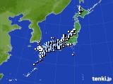 アメダス実況(降水量)(2019年01月31日)