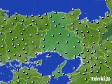 兵庫県のアメダス実況(降水量)(2019年01月31日)