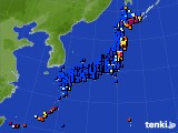 アメダス実況(日照時間)(2019年01月31日)