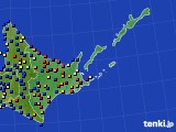 道東のアメダス実況(日照時間)(2019年02月01日)