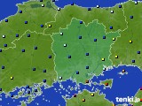 岡山県のアメダス実況(日照時間)(2019年02月01日)