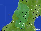 2019年02月01日の山形県のアメダス(風向・風速)