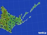 道東のアメダス実況(積雪深)(2019年02月02日)