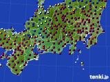 東海地方のアメダス実況(日照時間)(2019年02月02日)