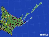 道東のアメダス実況(日照時間)(2019年02月02日)