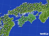 四国地方のアメダス実況(降水量)(2019年02月03日)