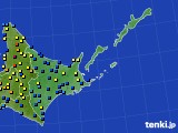 道東のアメダス実況(積雪深)(2019年02月04日)