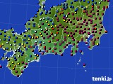 2019年02月04日の東海地方のアメダス(日照時間)