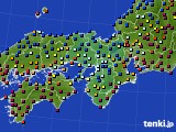 近畿地方のアメダス実況(日照時間)(2019年02月04日)