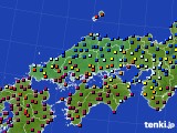 中国地方のアメダス実況(日照時間)(2019年02月04日)